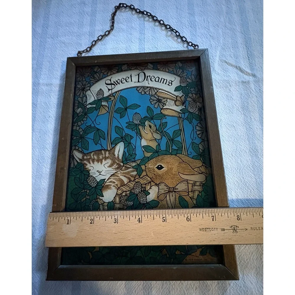 Vintage Yorkraft Hanging Glass Sun Catcher 1978 